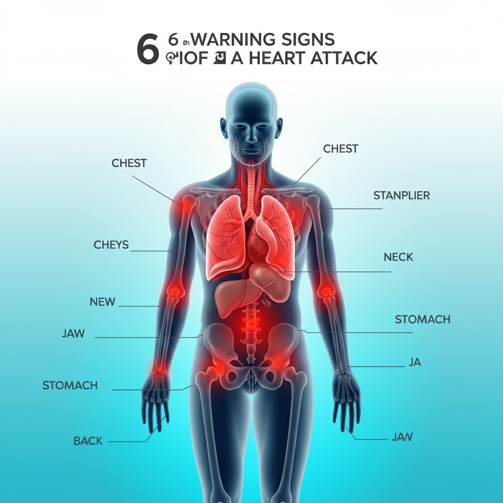 6 signs of heart attack a month before